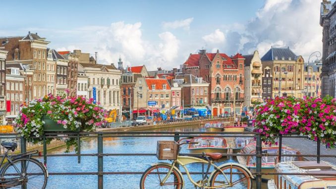 Amsterdam, das "Venedig der Niederlande"